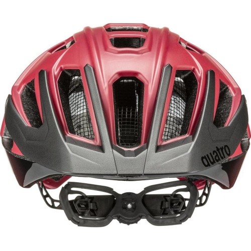 Šalmas Uvex Quatro cc dark red-black mat
