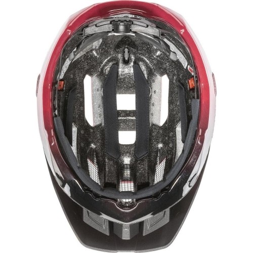 Kask Uvex Quatro cc dark red-black mat, 52-57 cm