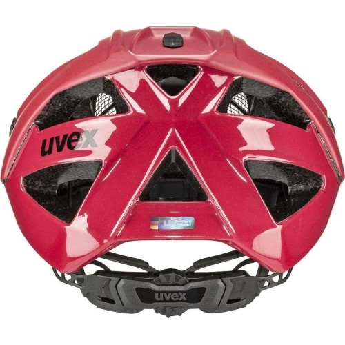Šalmas Uvex Quatro cc dark red-black mat