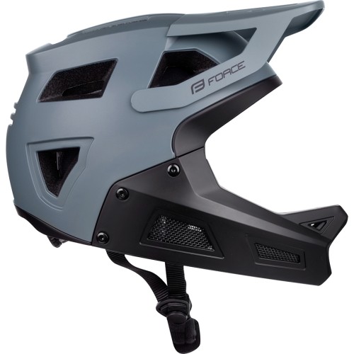 Kask FORCE Drop // rozmiar: L - XL (58-61 cm) (czarny/szary)
