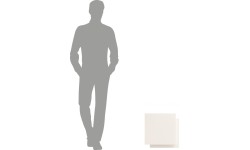 YATE YATEX Modul Base II 45x45x20 cm biały-biały