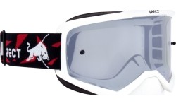 Motocross Goggles Red Bull Spect Evan, White, Smoke/Silver Lens