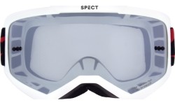 Motocross Goggles Red Bull Spect Evan, White, Smoke/Silver Lens