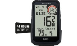 Licznik rowerowy SIGMA ROX 4.0 Endurance GPS Black, zestaw z czujnikami