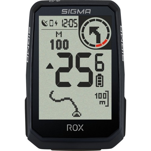 Licznik rowerowy SIGMA ROX 4.0 Endurance GPS Black, zestaw z czujnikami