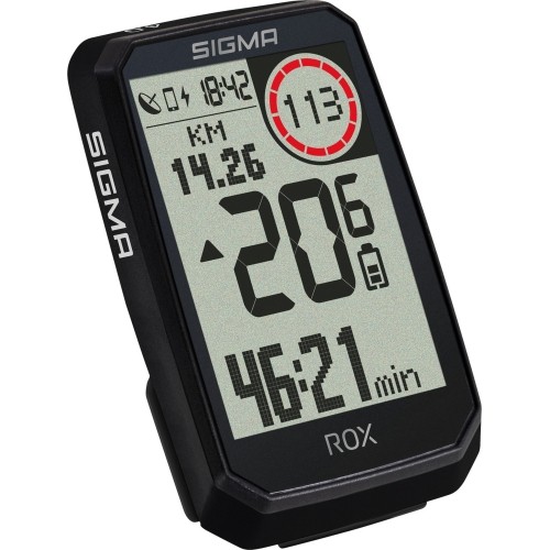 Dviračio kompiuteris SIGMA ROX 4.0 Endurance GPS Black Sensor Set