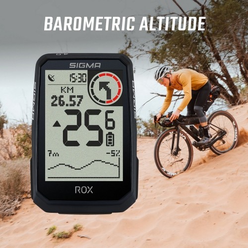 Dviračio kompiuteris SIGMA ROX 4.0 Endurance GPS Black Sensor Set