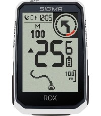 Licznik rowerowy SIGMA ROX 4.0 Endurance GPS, biały, Sensor Set