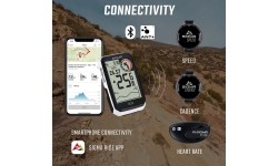 Dviračio kompiuteris SIGMA ROX 4.0 Endurance GPS White Sensor Set