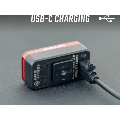 Tylna lampka Sigma Hiro 70 USB