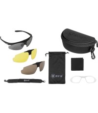 Okulary sportowe „Hawk", czarne