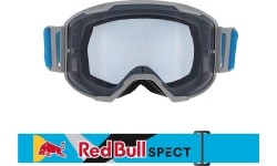 Motocross Goggles Red Bull Spect Strive Panovision, Matte Light Gray, Smoke Lens