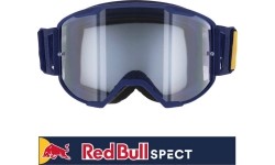 Motocross Goggles Red Bull Spect Strive Panovision, Matte Dark Blue, Clear Lens