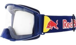 Motocross Goggles Red Bull Spect Strive Panovision, Matte Dark Blue, Clear Lens