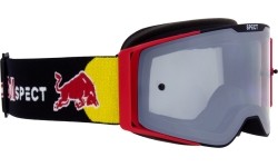 Motocross Goggles Red Bull Spect Torp, Matte Black/Red, Silver Mirrored Lens