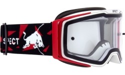 Motocross Goggles Red Bull Spect Torp, White/Red, Clear Lens