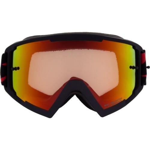 Motocross Goggles Red Bull Spect Whip, Matte Black, Red Mirrored Lens