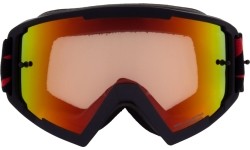 Motocross Goggles Red Bull Spect Whip, Matte Black, Red Mirrored Lens
