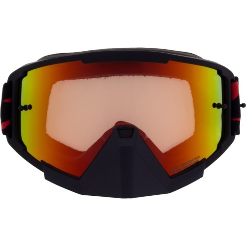 Motocross Goggles Red Bull Spect Whip, Matte Black, Red Mirrored Lens