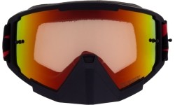 Motocross Goggles Red Bull Spect Whip, Matte Black, Red Mirrored Lens