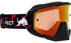 Motocross Goggles Red Bull Spect Whip, Matte Black, Red Mirrored Lens