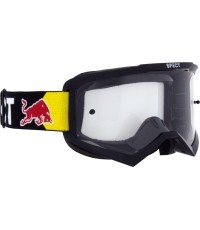 Motocross Goggles Red Bull Spect Evan, Black, Clear Lens