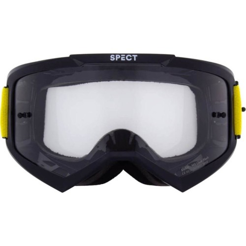 Motocross Goggles Red Bull Spect Evan, Black, Clear Lens