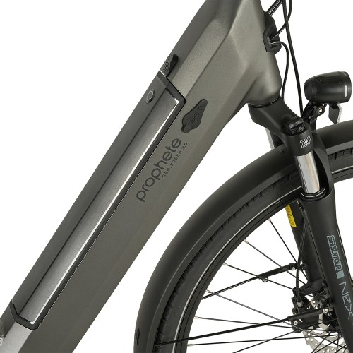 Rower elektryczny Prophete Geniesser 3.0 City 28" // N7, rozmiar 19" (48 cm) (szary)