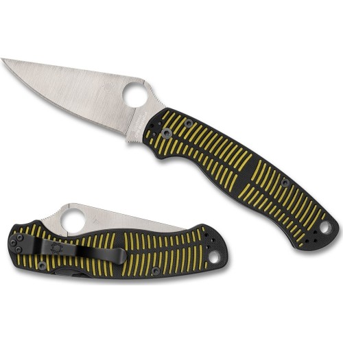 Spyderco C81GBKYLMCP2 Para Military 2 YEL Magnacut