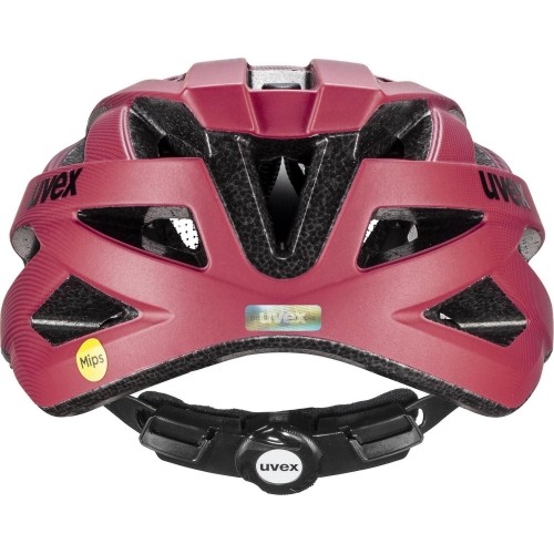 Helmet Uvex i-vo cc MIPS black-red matt-56-60CM