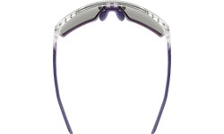 Glasses Uvex mtn perform clear-met purple / mirror silver