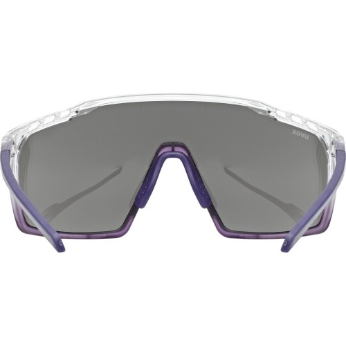 Glasses Uvex mtn perform clear-met purple / mirror silver