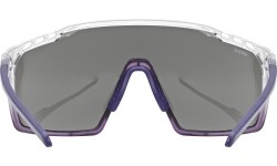 Glasses Uvex mtn perform clear-met purple / mirror silver