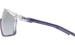 Glasses Uvex mtn perform clear-met purple / mirror silver