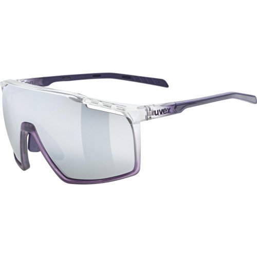 Glasses Uvex mtn perform clear-met purple / mirror silver