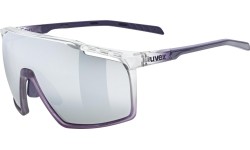 Glasses Uvex mtn perform clear-met purple / mirror silver