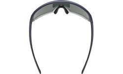 Glasses Uvex sportstyle 237 metallic blue-clear / mirror purple