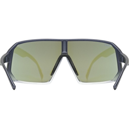 Glasses Uvex sportstyle 237 metallic blue-clear / mirror purple