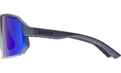 Glasses Uvex sportstyle 237 metallic blue-clear / mirror purple