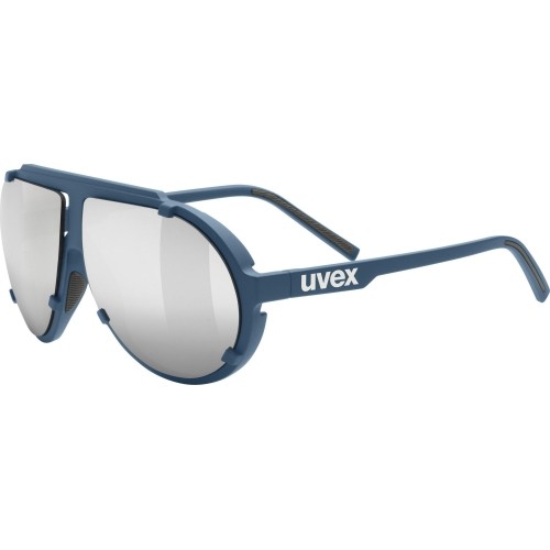 Glasses Uvex esntl pina blue matt / mirror silver