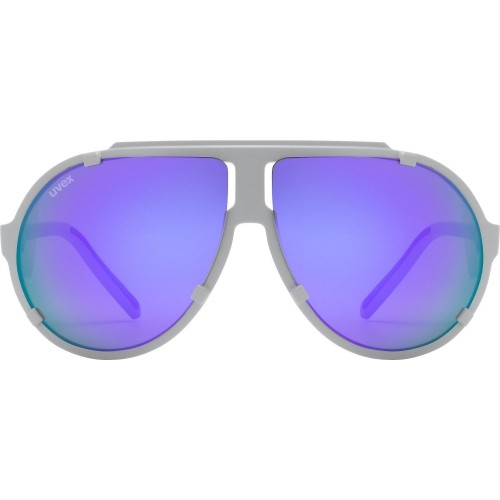 Glasses Uvex esntl pina grey matt / mirror purple