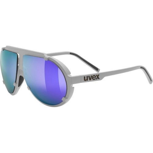 Glasses Uvex esntl pina grey matt / mirror purple