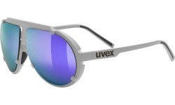 Glasses Uvex esntl pina grey matt / mirror purple