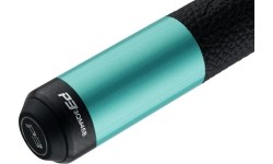 Billiard Cue, Pool, Predator P3 Teal LL, Uni-Loc, Revo Shaft, Black Vault Plate. 12.9 mm UL