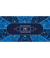 Buffalo Poker table top cloth blue 180x90cm 3mm