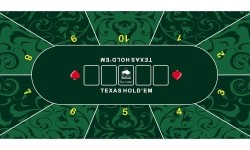 Buffalo Poker table top cloth green 180x90cm 3mm