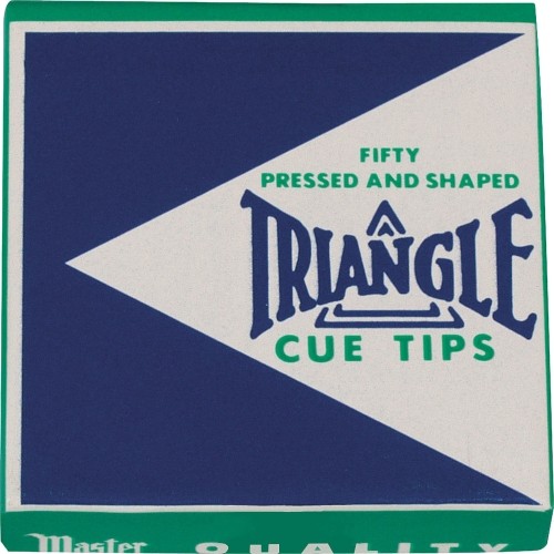 Naklejki do kija bilardowego Triangle, 11 mm, 50 szt.