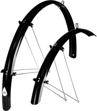 Purvasaugių komplektas FORCE48 Aluflex 28" XL // 48 mm (juodi)
