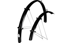 Zestaw błotników FORCE48 Aluflex 28" XL // 48 mm (czarne)