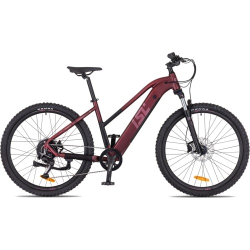 Damski elektryczny rower górski inSPORTline ISL Cleora 648 Wh 27,5″ 2026 - Velour Red